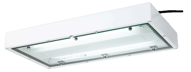 Linear Luminaire for Fluorescent Lamps Sheet Steel Series 6412/1